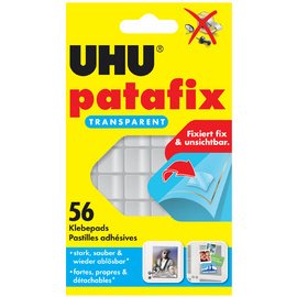Zelfklevende pads Patafix, verwijderbaar, transparant