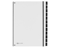 Trieur Trend, A4, 12 compartiments, blanc