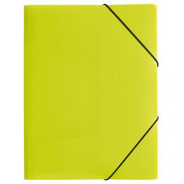 Map met elastieken en 3 flappen 'Trend Colours' A4