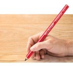 Crayon de charpentier, ovale, marron rouge