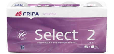 Fripa Papier toilette Select, 2 couches, extra blanc