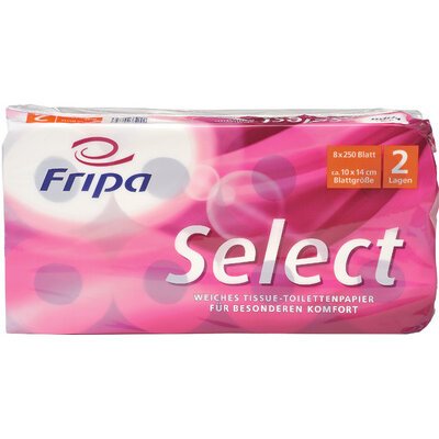 Fripa Papier toilette Select, 2 couches, extra blanc