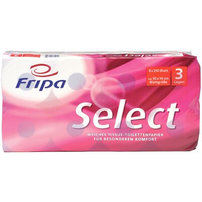 Fripa Papier toilette Select, 3 couches, extra blanc