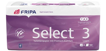 Fripa Papier toilette Select, 3 couches, extra blanc