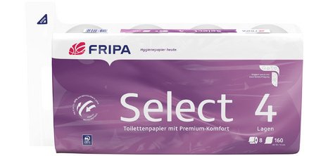 Fripa Papier toilette Select, 4 couches, extra blanc