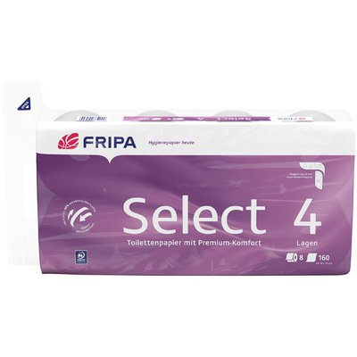 Fripa Papier toilette Select, 4 couches, extra blanc