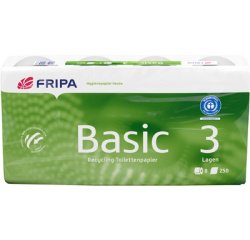 Fripa Papier toilette Basic, 2 couches, blanc