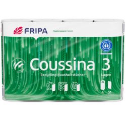 Fripa Rouleau d'essuie-tout Coussina, 3 couches, blanc