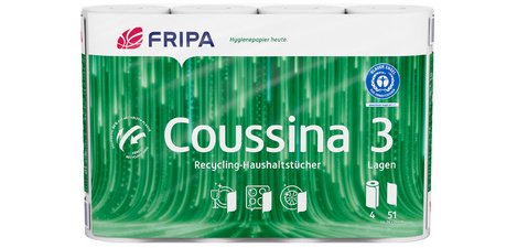Fripa Rouleau d'essuie-tout Coussina, 3 couches, blanc
