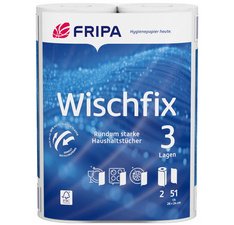 Fripa Rouleau d'essuie-tout Wischfix, 3 couches, extra blanc