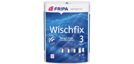 Fripa Rouleau d'essuie-tout Wischfix, 3 couches, extra blanc