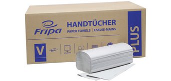 Fripa Essuie-mains PLUS, 250 x 330 mm, pli en C, naturel