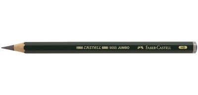 FABER-CASTELL Crayon CASTELL 9000 JUMBO, degré de dureté: HB