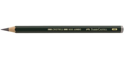FABER-CASTELL Crayon CASTELL 9000 JUMBO, degré de dureté: HB