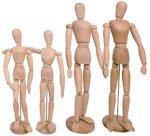 Mannequin SOLO Goya, homme, hauteur: 310 mm, en bois