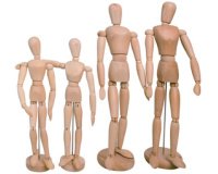 Mannequin SOLO Goya, homme, hauteur: 200 mm, en bois