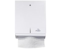 Fripa Distributeur d'essuie-mains pliés, métal, grand, blanc