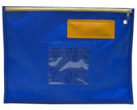Sac navette, en nylon, bleu