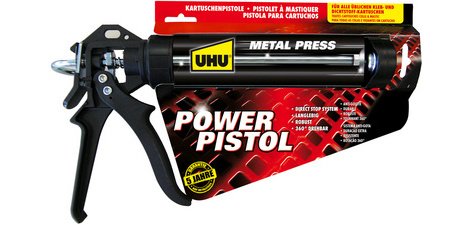 pistolet à mastic POWER PISTOL, noir