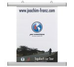 Profilé clipsable pour affiche, aluminium, argent