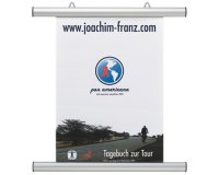 Profilé clipsable pour affiche 600 mm, aluminium, argent