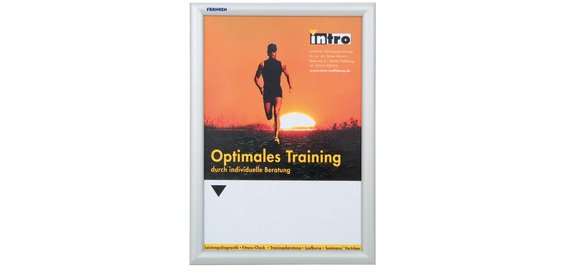 Cadre porte-affiches 'Outdoor', A2, cadre 25 mm