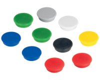 Runder Magnet, Haftkraft: 300 g, Durchmesser: 24 mm