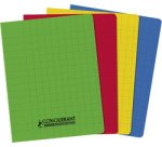 Cahier conquerant poplypropylene papier velin   extra pastel 17x22 cm 96      pages piqure 90g abricot