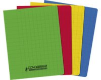 Cahier conquerant poplypropylene papier velin   extra pastel 17x22 cm 96      pages piqure 90g abricot