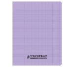 Cahier conquerant poplypropylene papier velin   extra pastel 17x22 cm 96      pages piqure 90g abricot