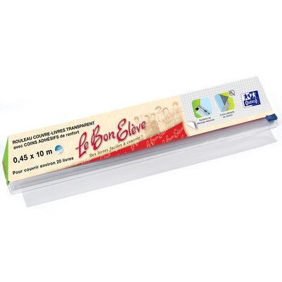 Film couvre-livres 'le bon élève', PVC, 450 mm x 10 m