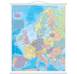 Carte de l'Europe, laminé, 970 x 1.370 mm