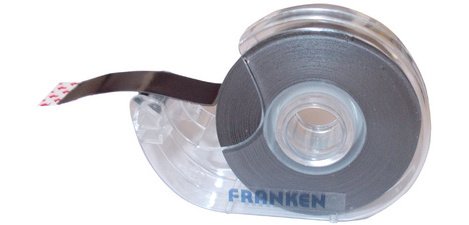 Magnetic tape in dispenser, black, 19 mm x 8 m
