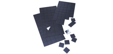 Plaque magnétique, 20 mm x 20 mm, noir