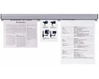 Rail de serrage pour papier, autocollant, longueur: