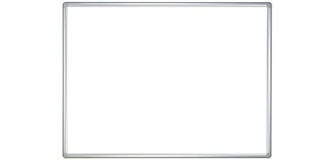 Tableau mural blanc PRO, émaillé, 1.000 x 750 mm