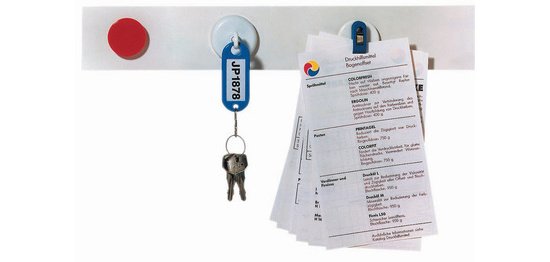 Barrette magnétique, (L)1.000 x (H)50 mm, blanc