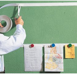 Ruban magnétique, (L)1.000 x (H)35 mm, blanc