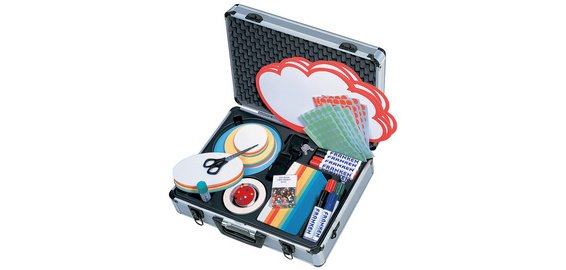 Valise de présentation KOMPAKT,2100 pièces,aluminium