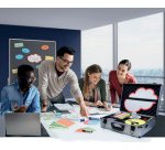 Valise de présentation KOMPAKT,2100 pièces,aluminium