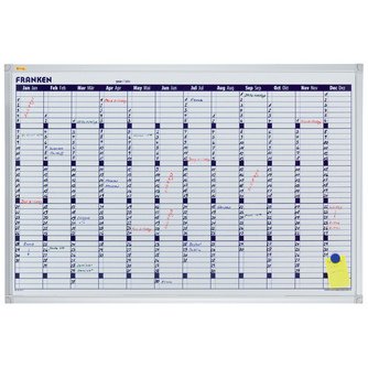 Bord planning X-tra!Line kalender 900 x 600 mm