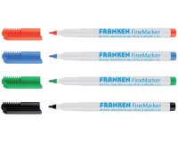 Marqueur pour tableau blanc FineMarker, étui de 4