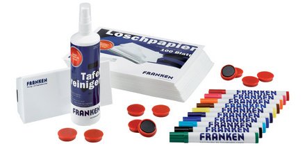 Starter kit voor witbord magnetisch