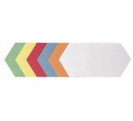 Presentation card, diamond, 95 x 205 mm, assorted