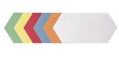 Presentatiekaart diamant 95 x 205 mm assortiment