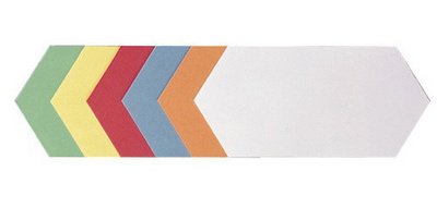 Presentation card, diamond, 95 x 205 mm, assorted