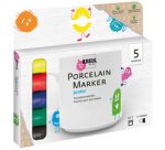 Marqueur pour porcelaine medium 'Junior', set de 5