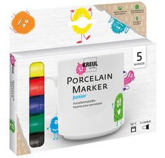 Marqueur pour porcelaine medium 'Junior', set de 5