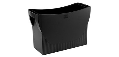 Boîte pour dossiers suspendus SWING, plastique, gris