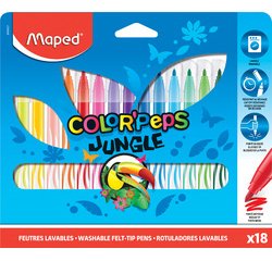 Feutre COLOR'PEPS Jungle, étui en carton de 12